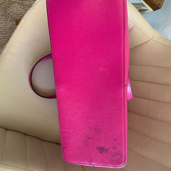 Kate Spade, large tote/briefcase, hot pink - Picture 4 of 7